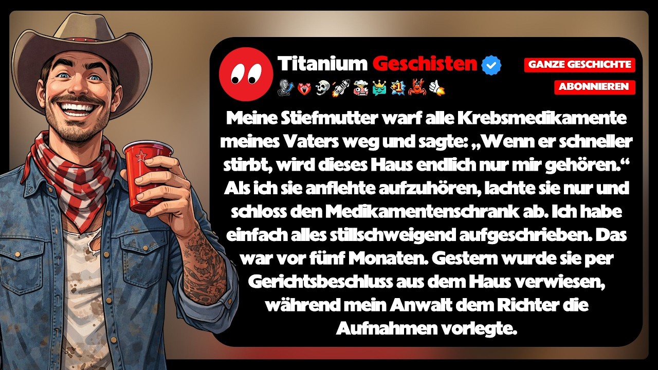 [GANZE GESCHICHTE] Meine Stiefmutter warf alle Krebsmedikamente meines Vaters weg und sagte: „Wenn..