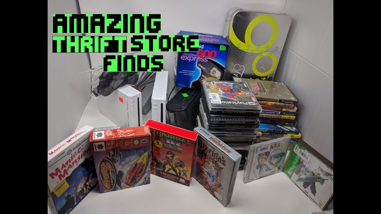 AMAZING Thrift Store Game Finds! Complete NES games, PS1 RPGs, Final Fantasy VII, PLUS!