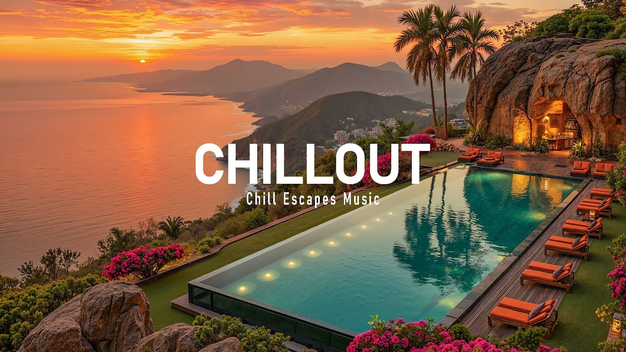 Ocean Sunset Escape 🌅 Smooth Chillout Lounge Music for Tropical Sunset Vibes ~ Chill Playlist