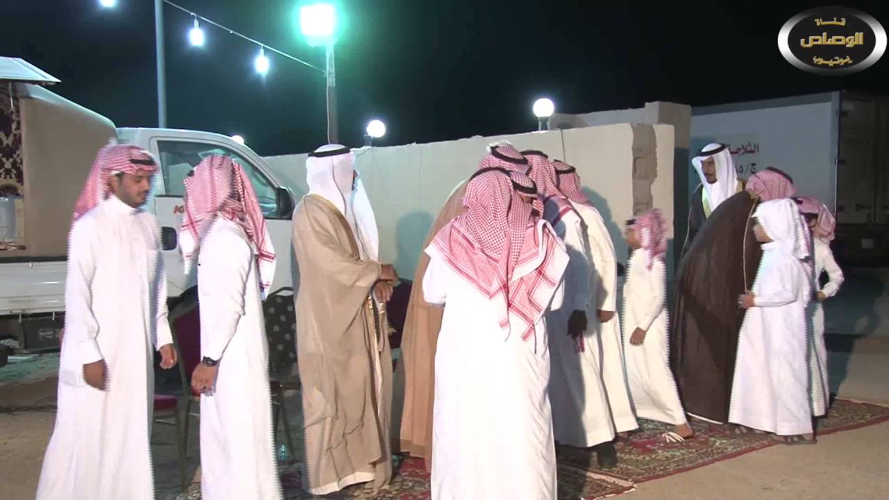 حفل الشيخ دخيل الله هريسان الوصاص الميموني بزواج ابناءه حمود وخالد بصخيبره تصوير الوصاص