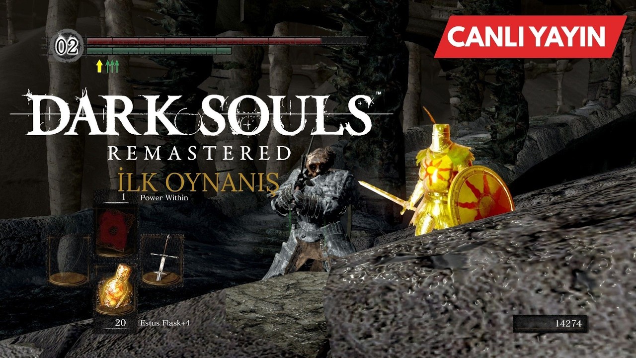 🔴CANLI🔴 DS Prosu Şov Yapacak | Dark Souls Remastered | İlk Oynanış | !Ses !Ses2 |  Yatay Yayın