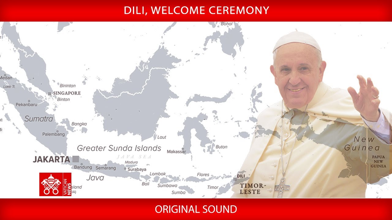 Dili, Welcome Ceremony, 9 September 2024, Pope Francis