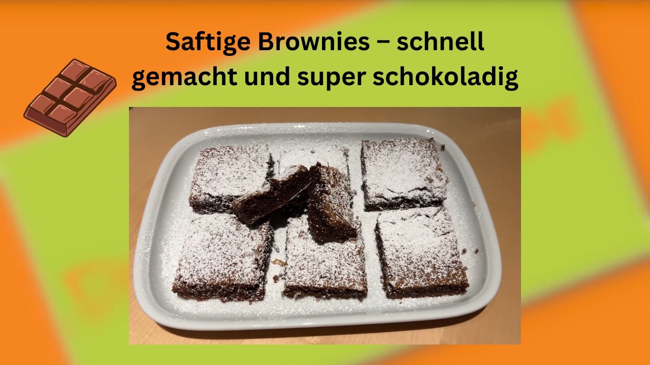 Brownies vom Blech - lecker und schokoladig