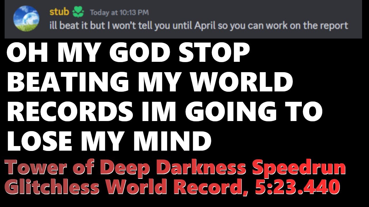[EToH]  Tower of Deep Darkness Speedrun Glitchless% Former WR (5:23.440)