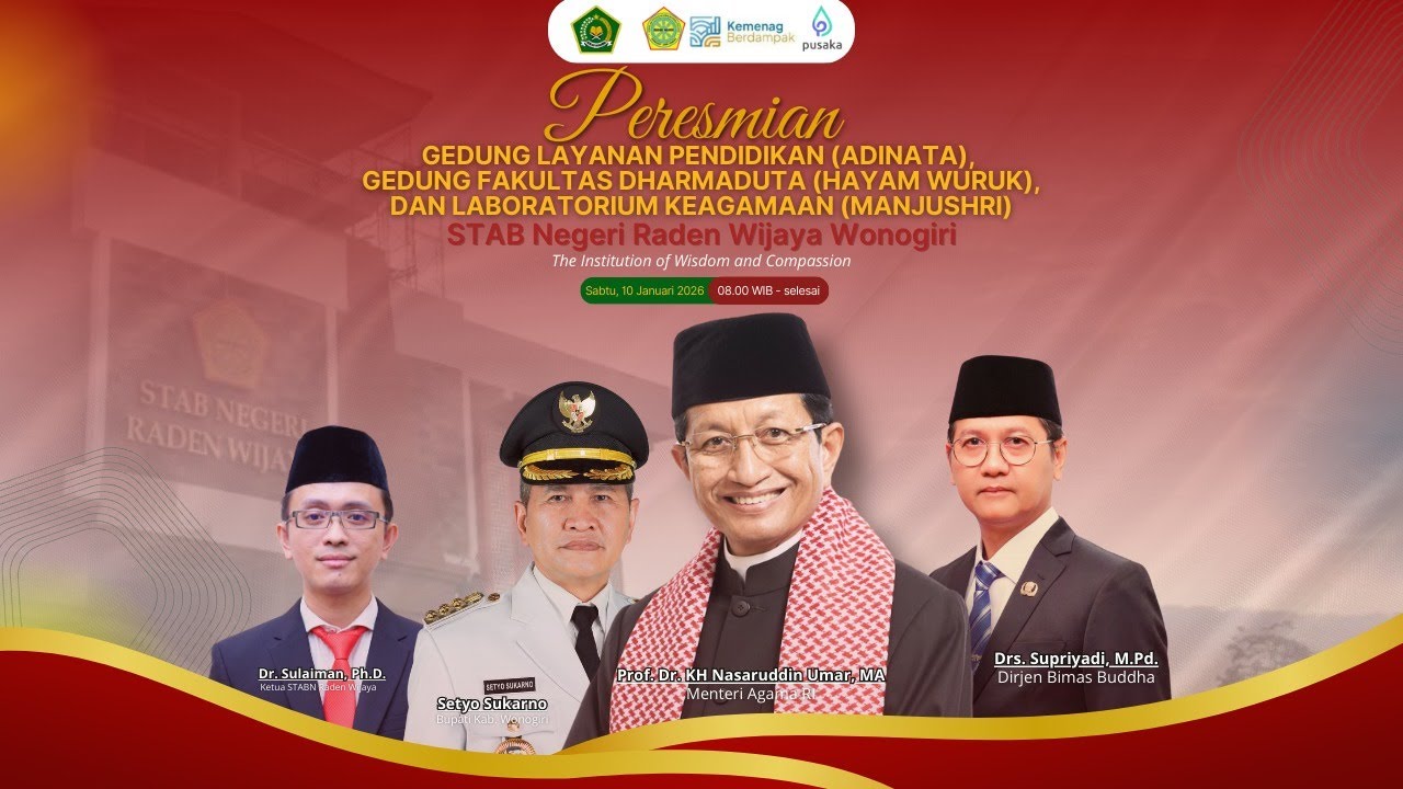 Peresmian Gedung Area Mondromino STAB Negeri Raden Wijaya Wonogiri