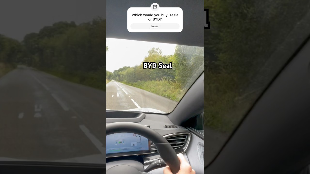 BYD Seal Excellence  vs Tesla Model 3 Performance #byd  #tesla #model3performance #electriccar