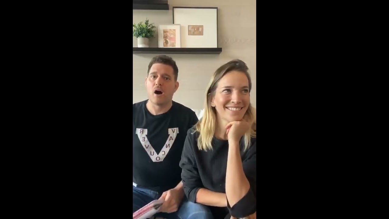 Directo de Luisana Lopilato y Michael Bublé | Instagram 23-3-2020