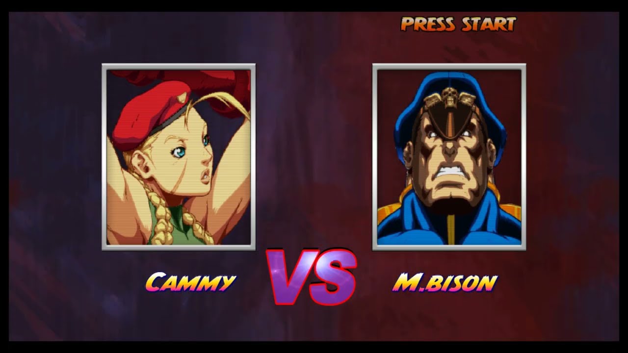 Super Street Fighter 2 Turbo HD Remix - (PS3) Cammy vs M.Bison & Ending