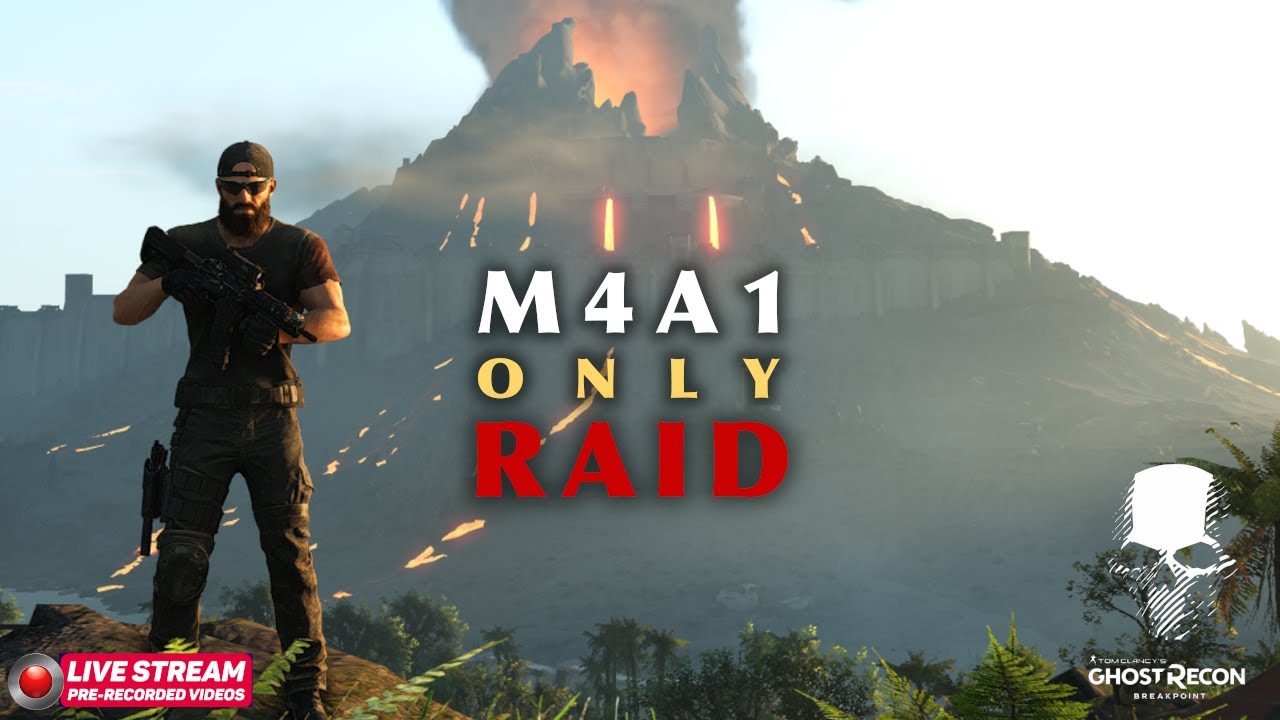 M4A1 ONLY RAID | Ghost Recon Breakpoint | 4K Gameplay