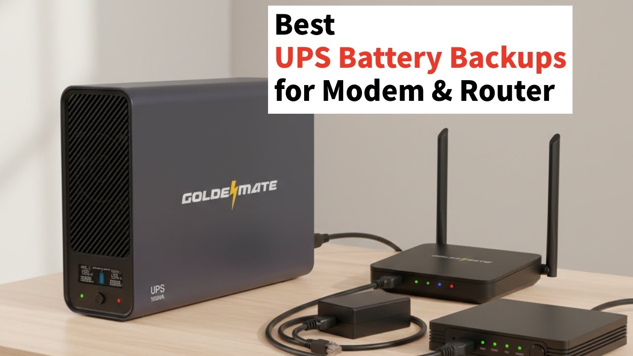 Top 3 Best UPS Battery Backups for Modem and Router