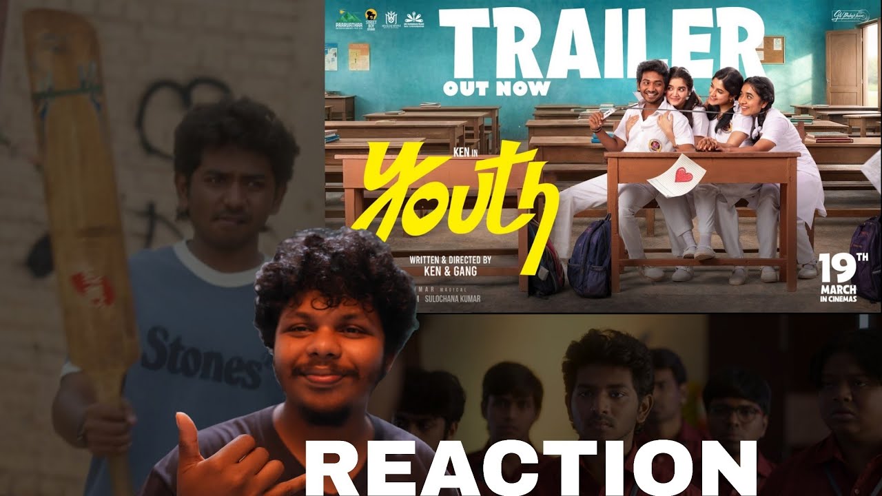 Youth Trailer Reaction | Ken Karunaas | Suraj Venjaramoodu | Gv Prakash Kumar 