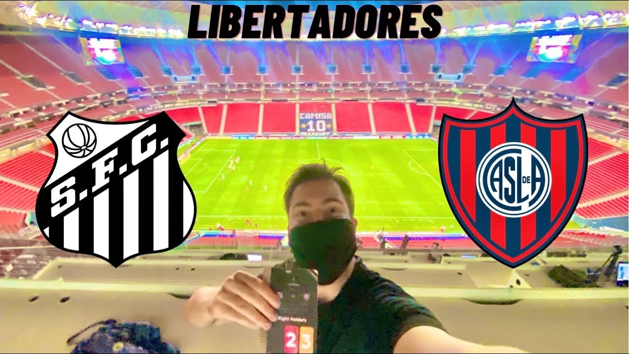 ENTREI COMO IMPRENSA NUM JOGO DE LIBERTADORES - SANTOS CLASSIFICADO/ Santos x San Lorenzo