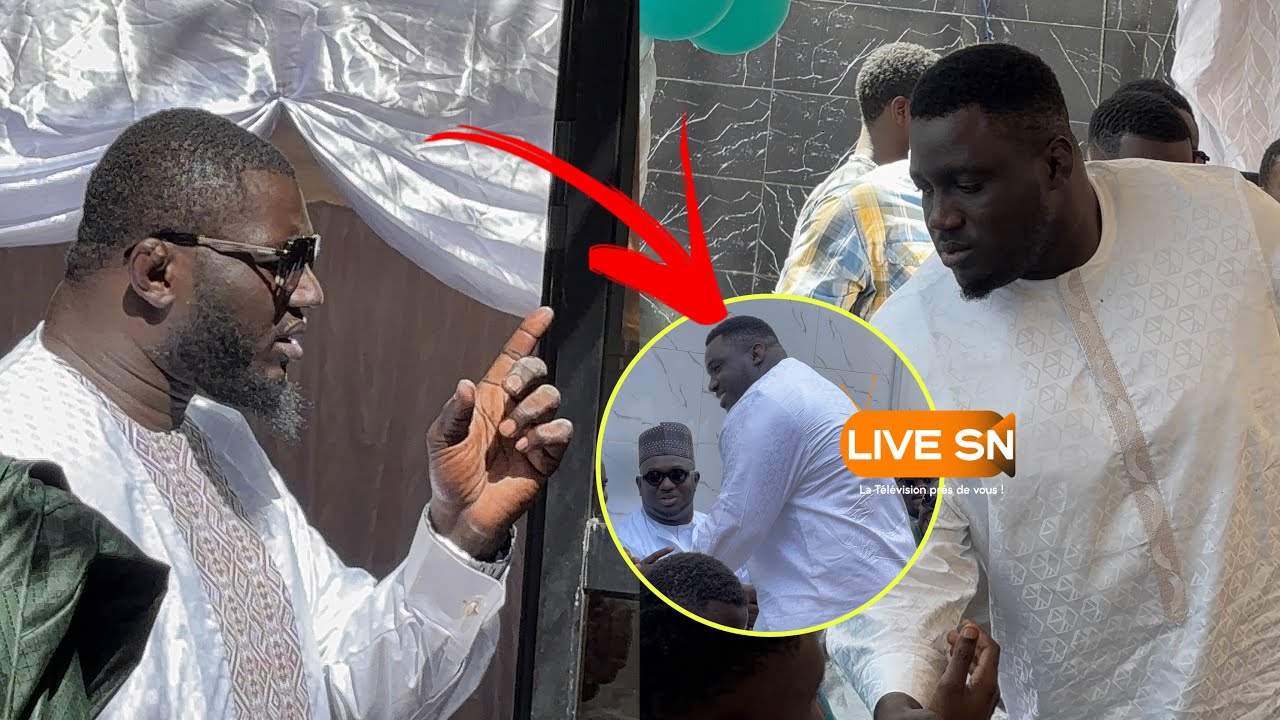 Après les polémiques SA THIES débarque au baptême de BALLA GAYE 2 oh admirez cette complicité