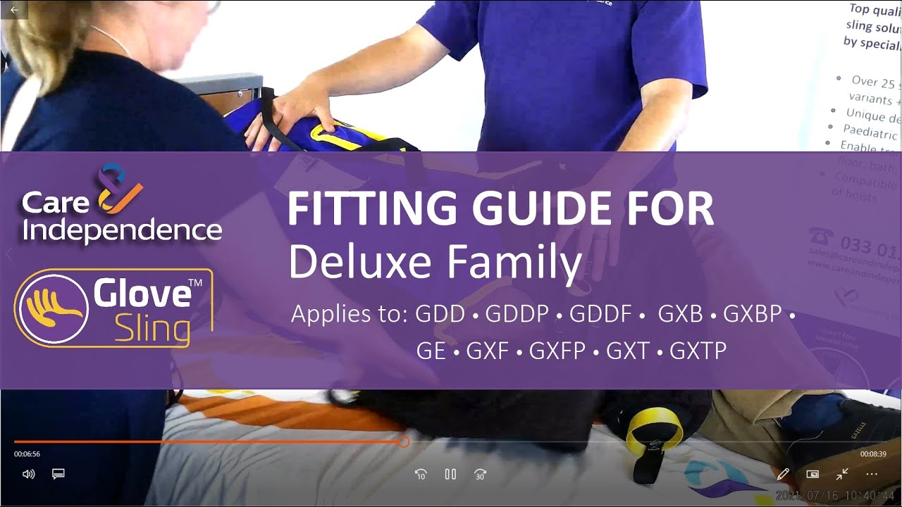Fitting video -  GLOVE SLING® Deluxe Family
