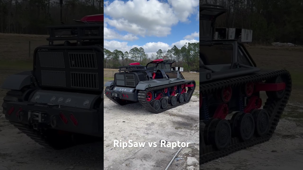 Ripsaw vs Raptor who would win? #ripsaw #offroad #tank