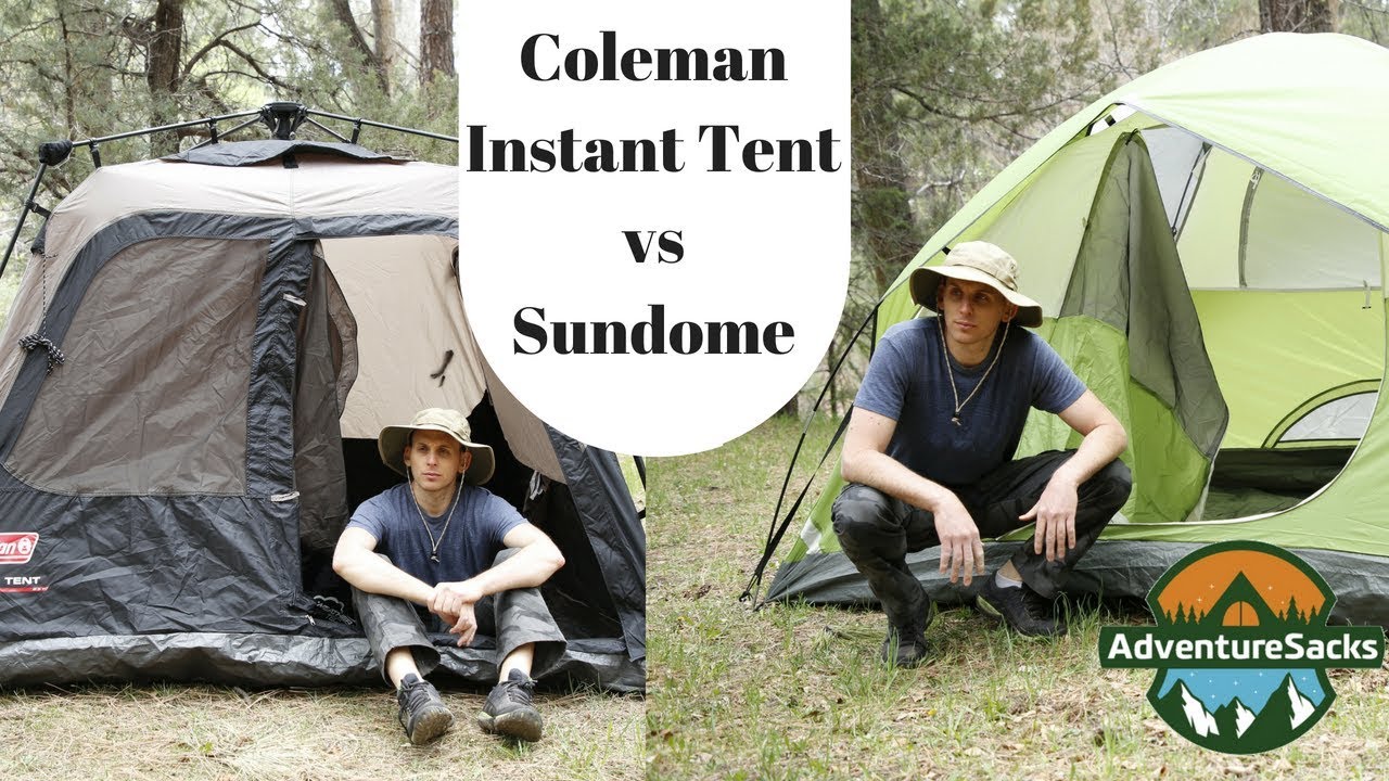 Coleman Sundome 4 Person Tent vs Coleman 4 Person Instant Tent