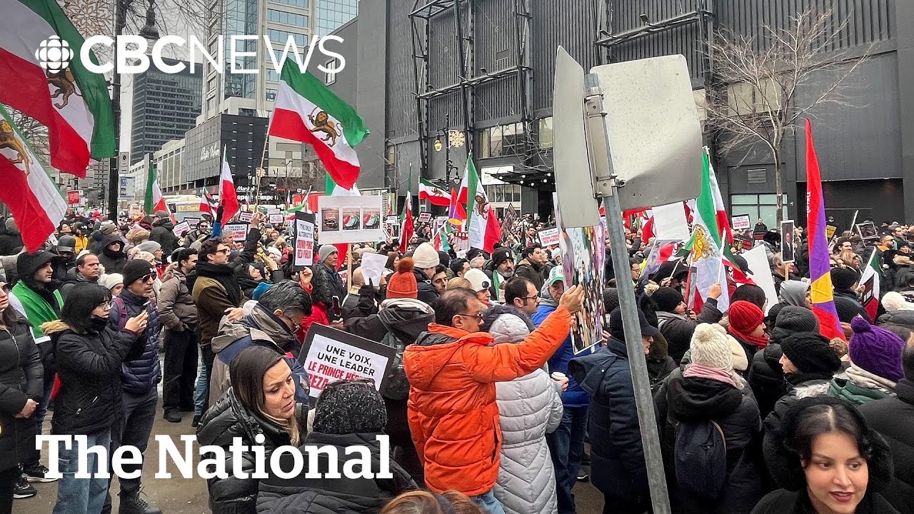 Iranians across Canada hold solidarity rallies
