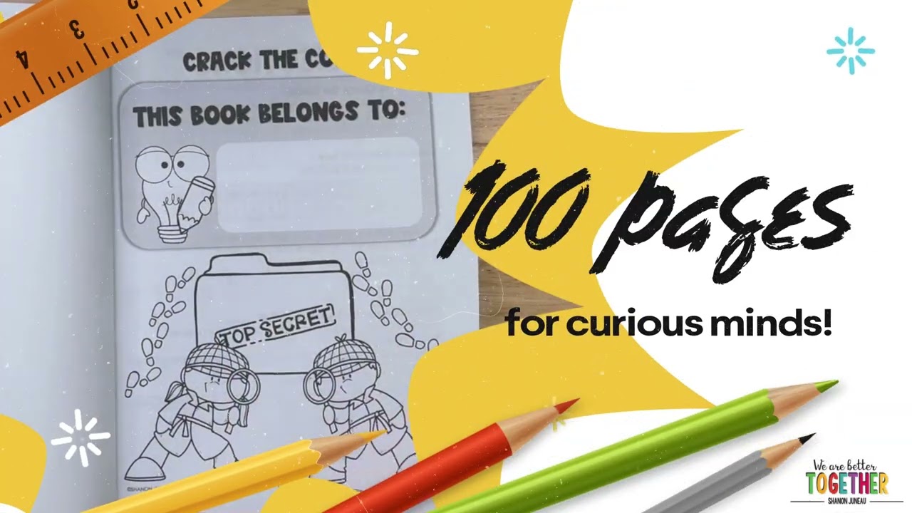 Secret Code Puzzles for Kids Activity Book