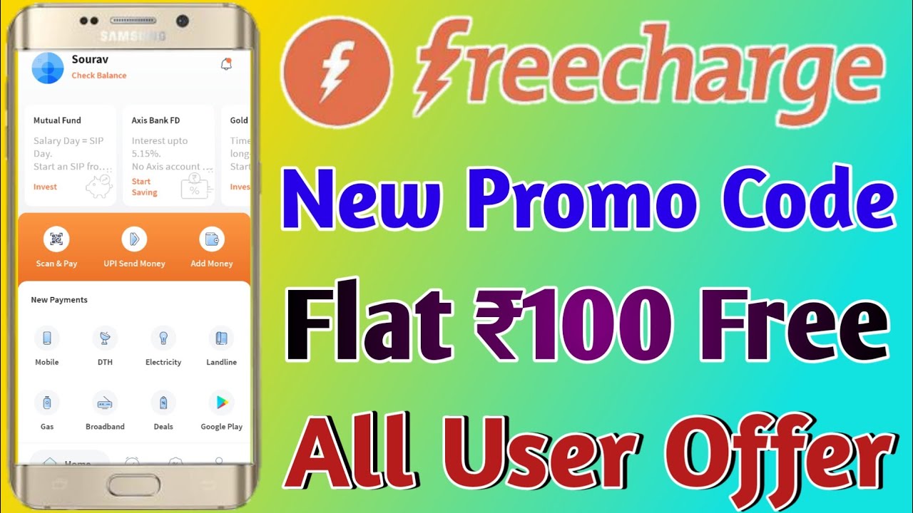 FreeCharge promo code today offer | freecharge promo code new user today | #freechargnewpromocode
