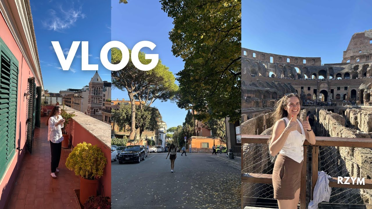 VLOG | Rzym 🏛️ weekend ✨ podr&oacute;ż ✈️ prawie nie wr&oacute;ciła do Polski