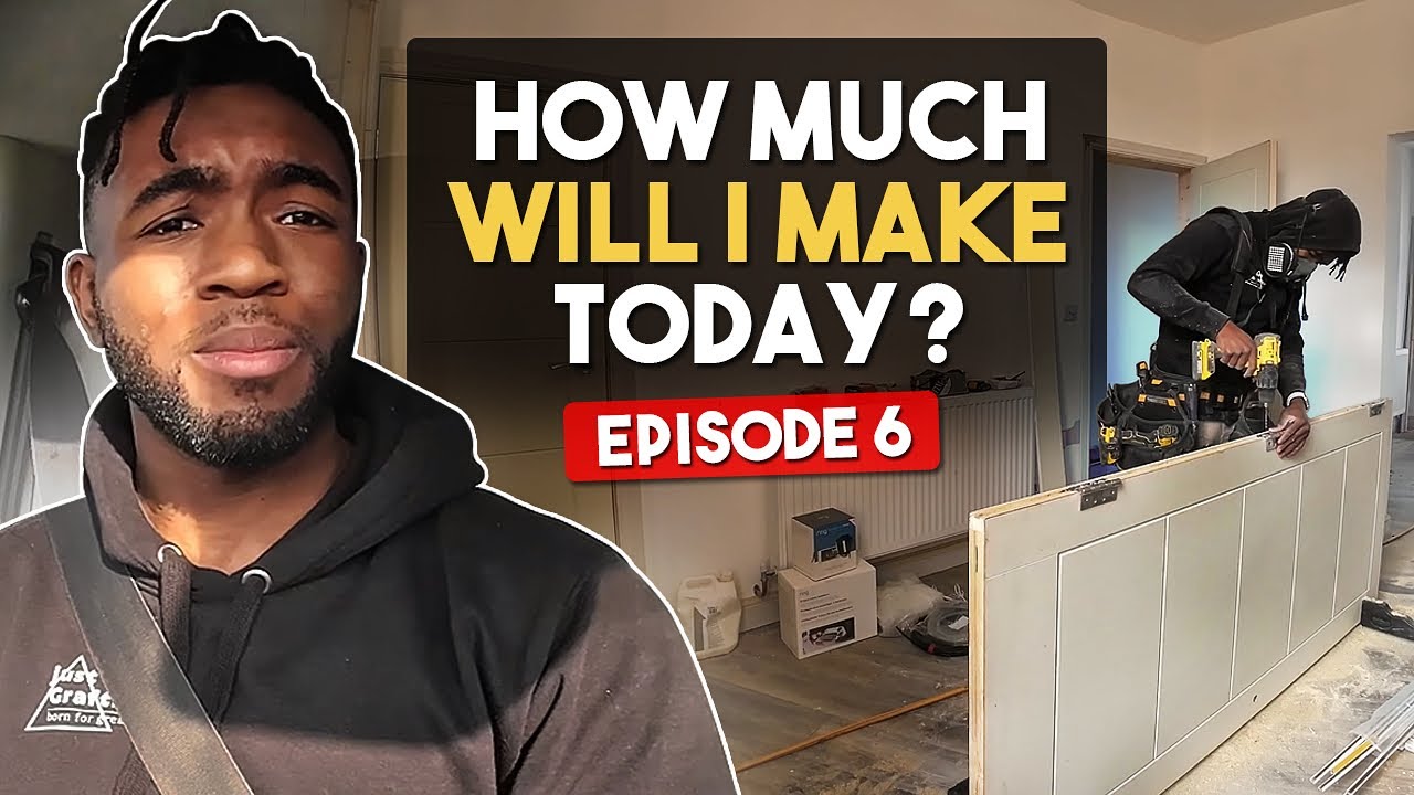 Day In the life of A Self Employed Carpenter -EPISODE 6- ( HOW MUCH WILL I MAKE TODAY)