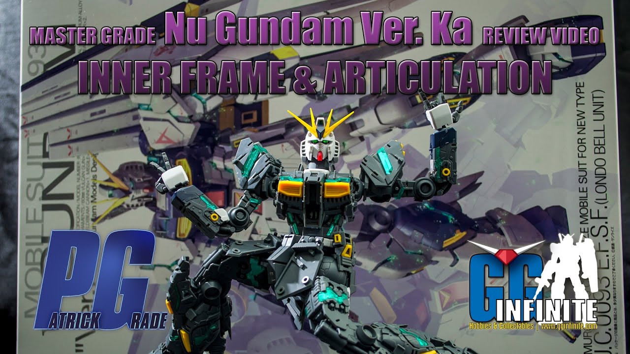 MG Nu Gundam ver. Ka - Review Part 1 - Inner Frame & Articulation