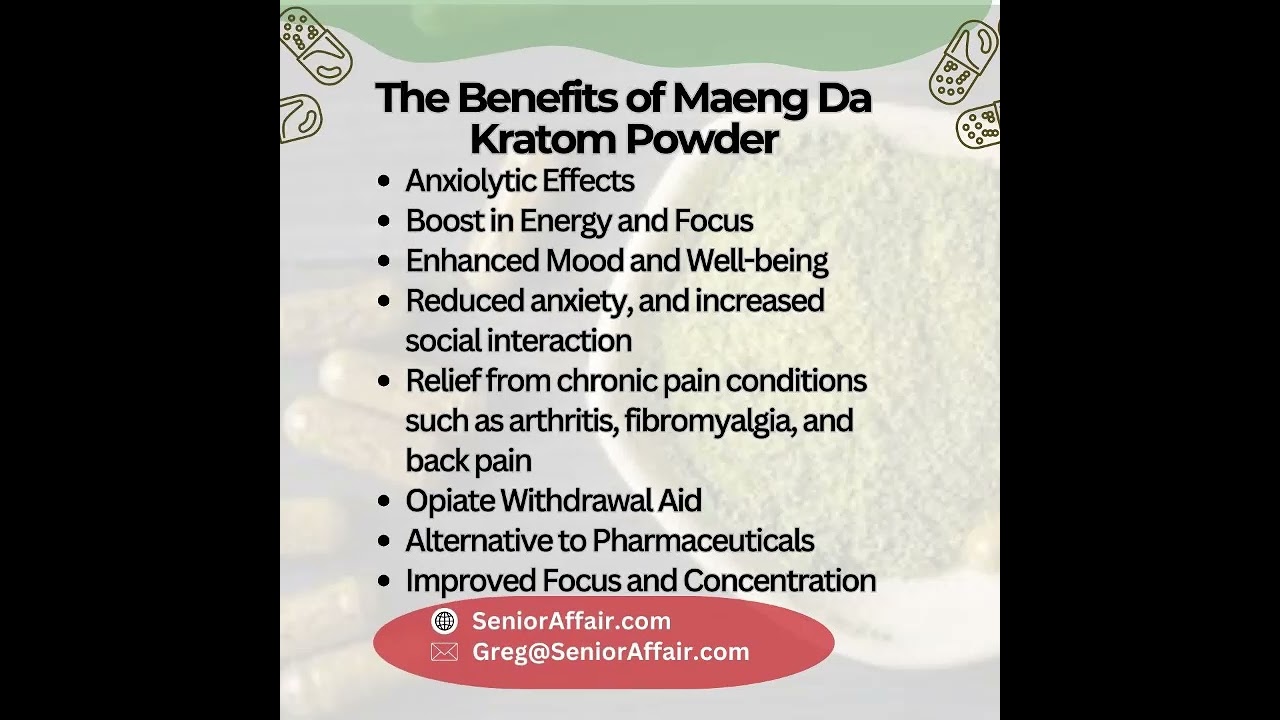 Nature's Wellness Secret: Unraveling the Benefits of Maeng Da Kratom Powder!