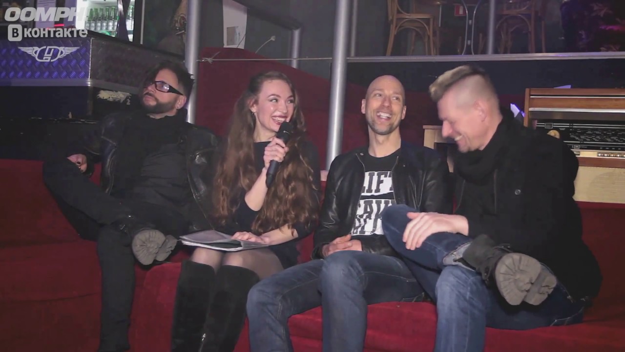 DE (Ru subs) 2017-03-28 Interview with Oomph! RePublic Club, Minsk, Belarus