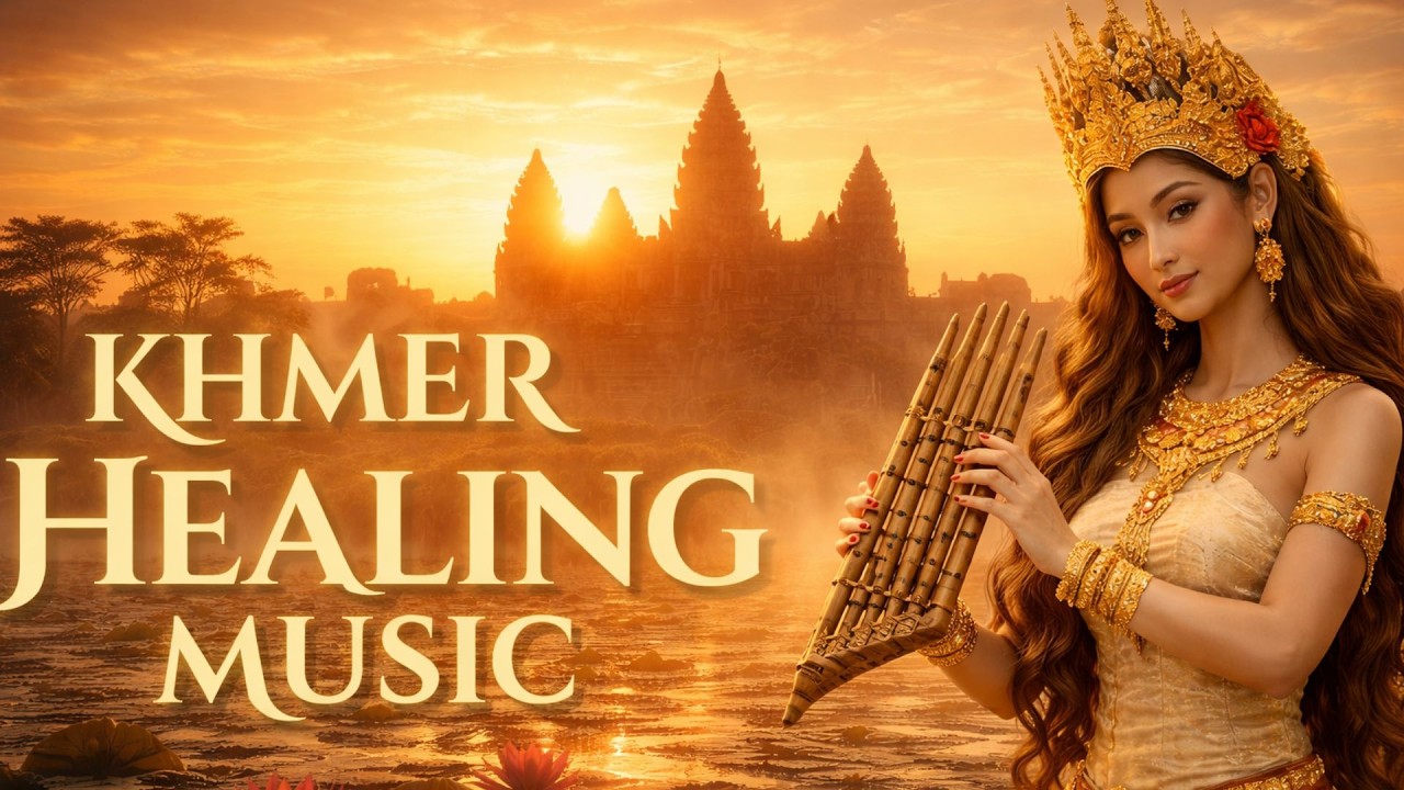 Khmer Healing Flute 🪷 Peaceful Angkor Meditation Music | Deep Relaxation & Mindfulness