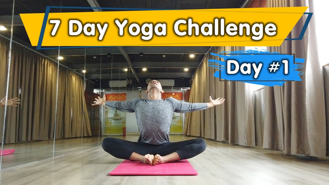 7 Day Yoga Challenge for Beginner (Day 1)| Based on Power Vinyasa Flow | Yograja