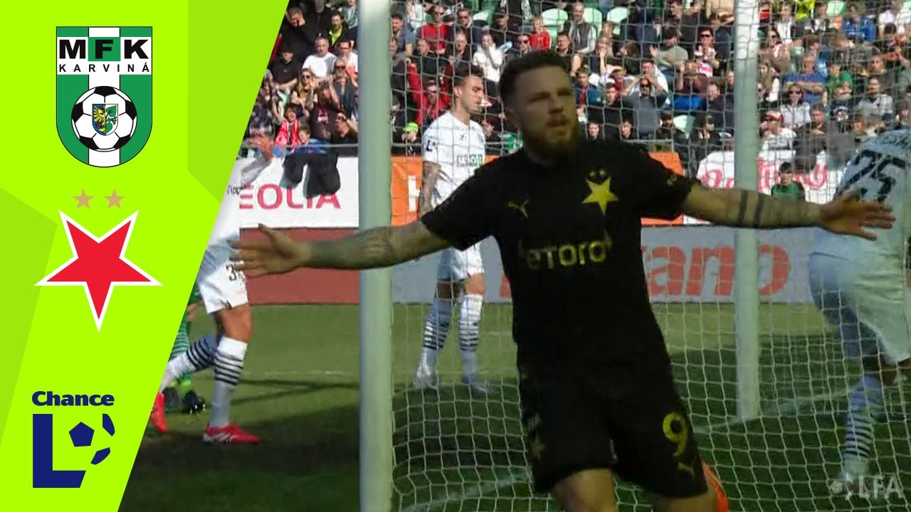 Chance Liga Highlights: MFK Karviná vs. SK Slavia Praha 0:4 (29. kolo)