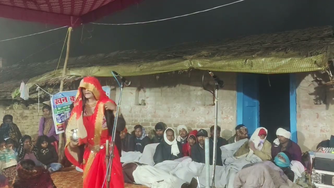 इतनी ठंड में भी दर्शक टस से मस नहीं हुए! गजब की नौटंकी #DukkadNautanki 