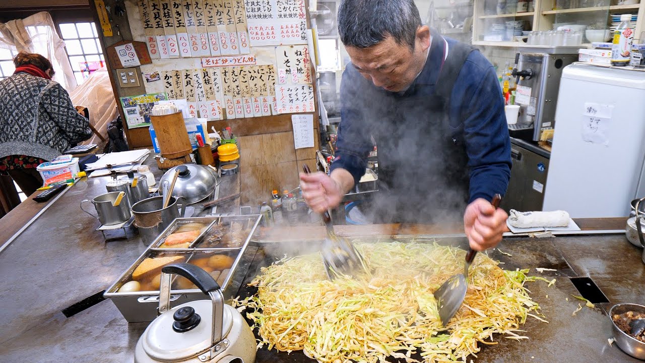【神戸市兵庫区】よう続いた！37年夫婦二人三脚で営んできた昭和レトロお好み焼店の素朴な鉄板グルメ丨Okonomiyaki - Food in Hyogo JAPAN