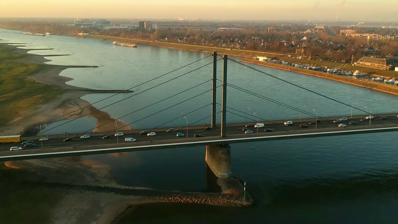 DJI Spark - Düsseldorf Niederkassel Rhein Footage