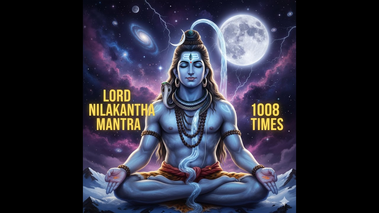 Nilakantha Mahadeva Mantra 1008 times | Om Namo Nilakanthaya।| Maha Shivaratri