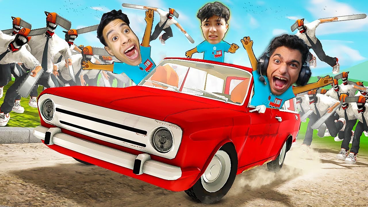 محاولة الهروب من جيش رجل المنشار مع عبده ماندو وسحس الفأر (تحولنا الي رجل المنشار) !! 🔥😱