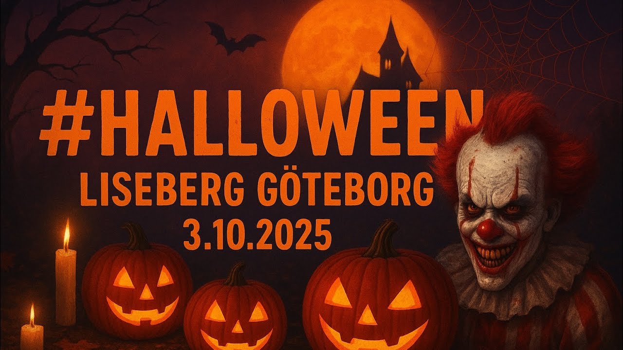 Liseberg Halloween på Liseberg Göteborg 2025 🎃👻2025/10/03 