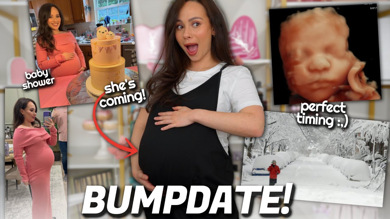My Final Pregnancy Update Before Baby Arrives! 3rd Trimester Symptoms, Gestational Diabetes, Bump🤰🏻