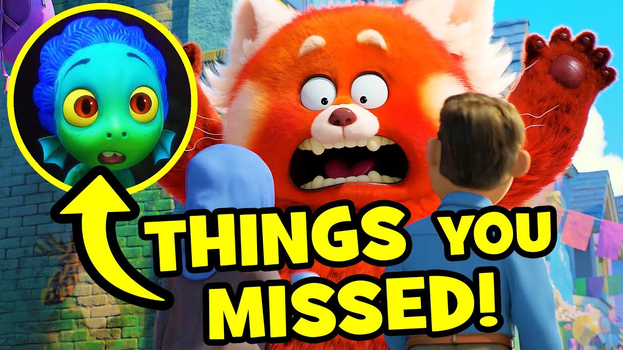ТОП-60 пасхальных яиц в мультфильме Pixar «Красный!»