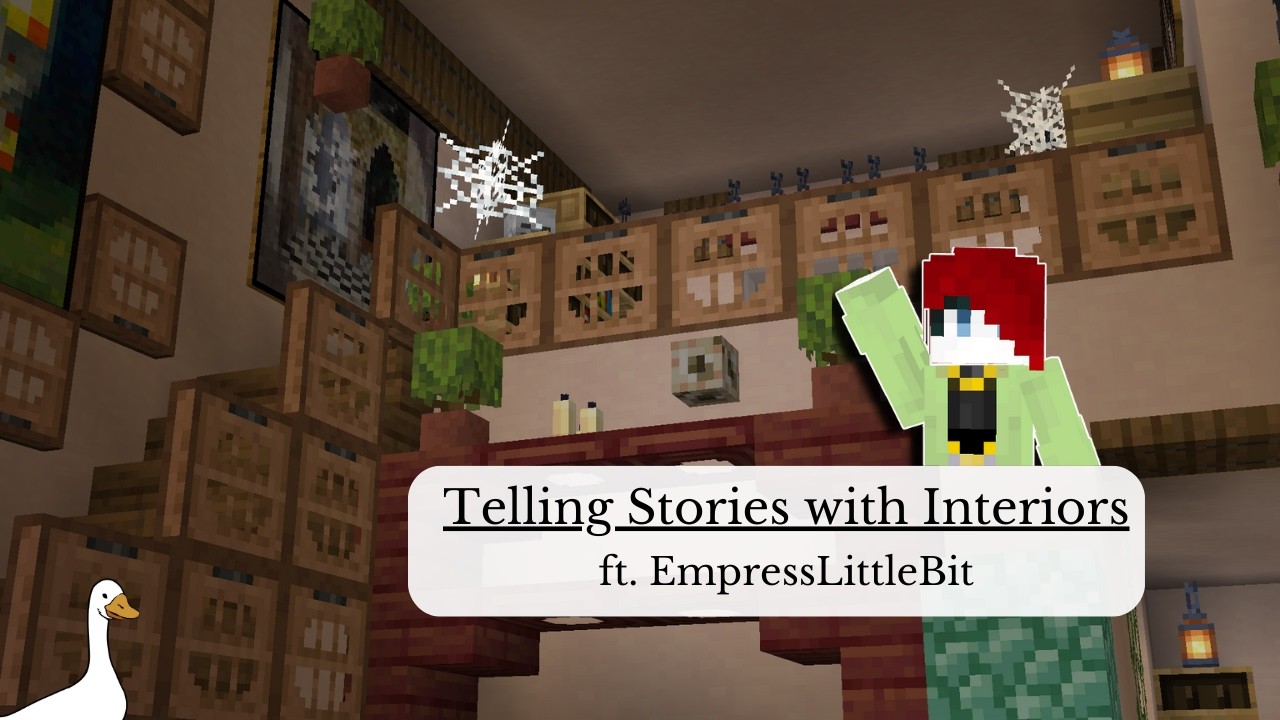 Interiors in Minecraft Pt 2 featuring @Empress LittleBit
