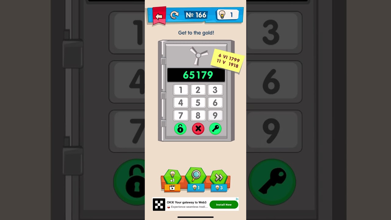 IQ Boost Level 166🎉Get the Gold! #games #braingames #trending #gaming #iq #iqboost #gaming