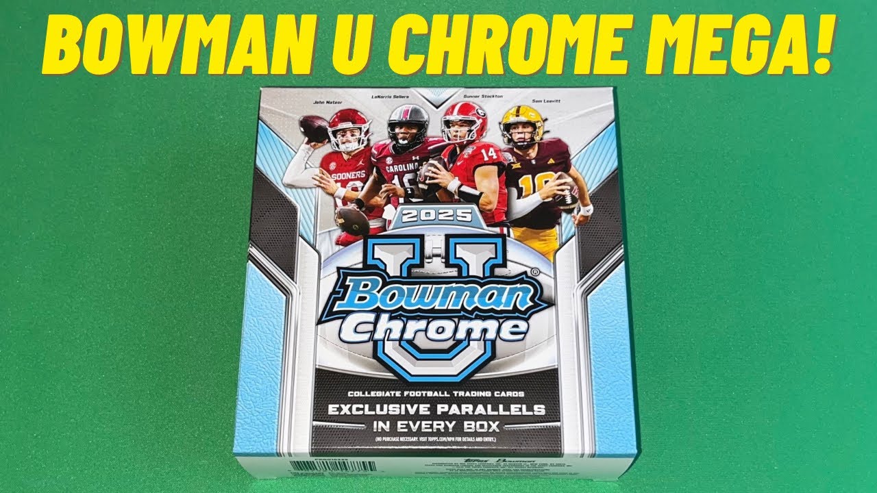 Обзор открытия мегабокса Боуменского университета Chrome Football Mega Box 2025! Новые спортивные...