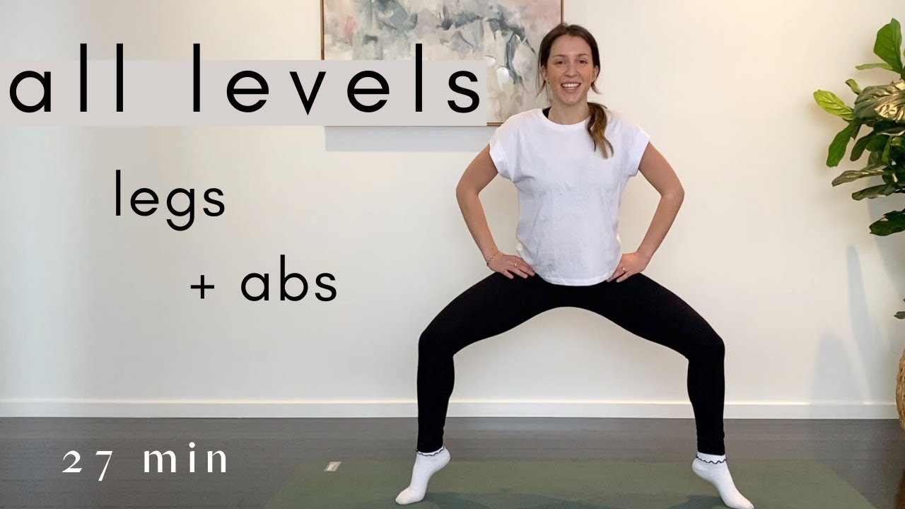 Pilates Workout for All Levels  |  Legs and Abs