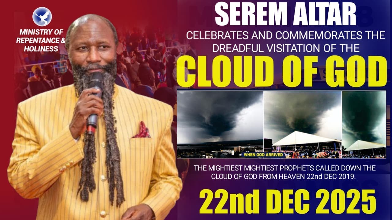 DREADFULL VISITATION OF GOD THE FATHER IN HIS THICK DARK CLOUD IN KISUMU  22nd DEC 2019