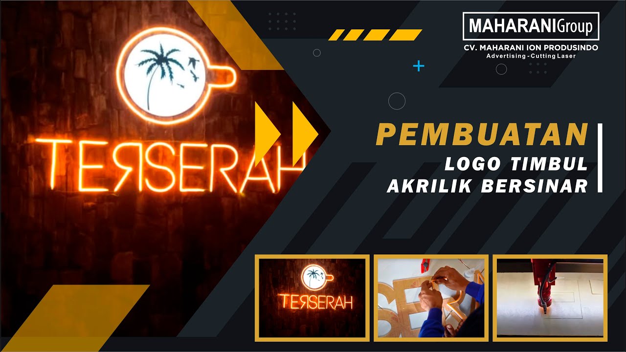 DIY - Tutorial Pembuatan Neon Flex LED Kombinasi Neonbox Bulat | TERSERAH CAFFEE