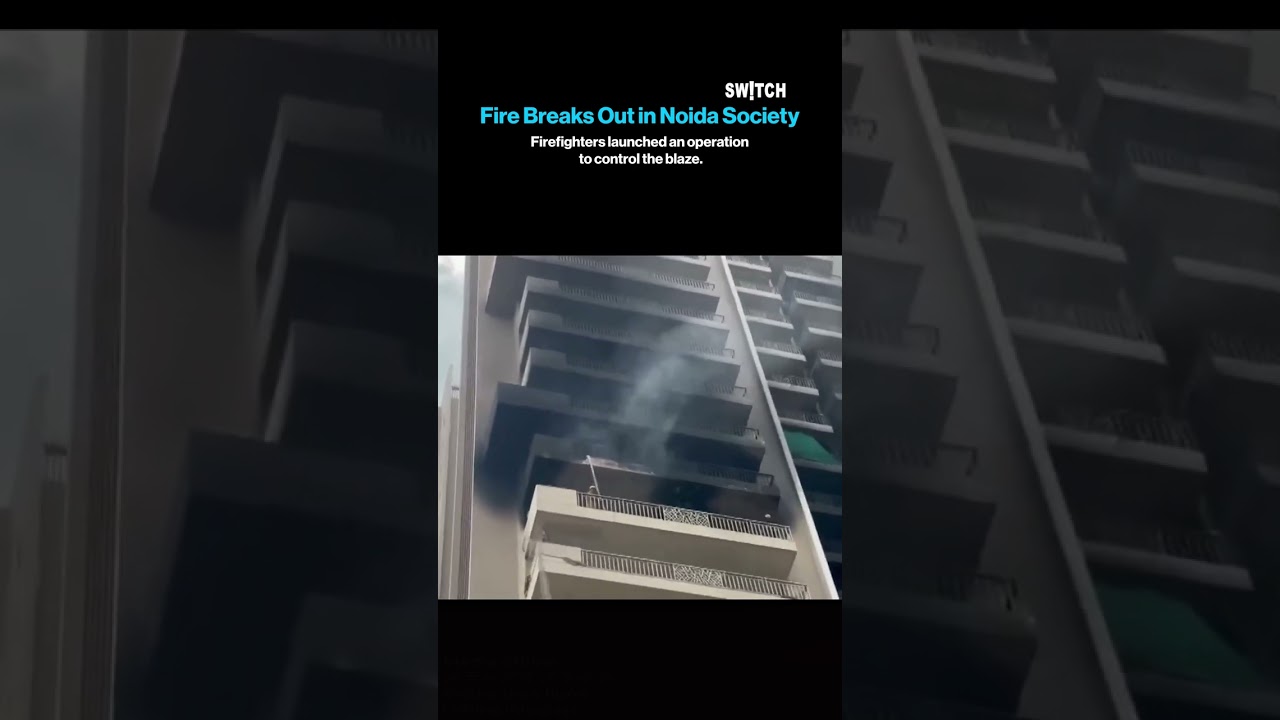 Massive Fire at Noida's Ivy County Society, No Casualties Reported