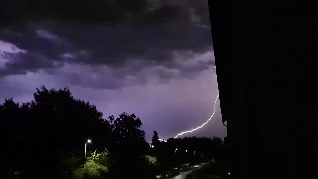 Blitzintensives Gewitter vom 06.09.2022