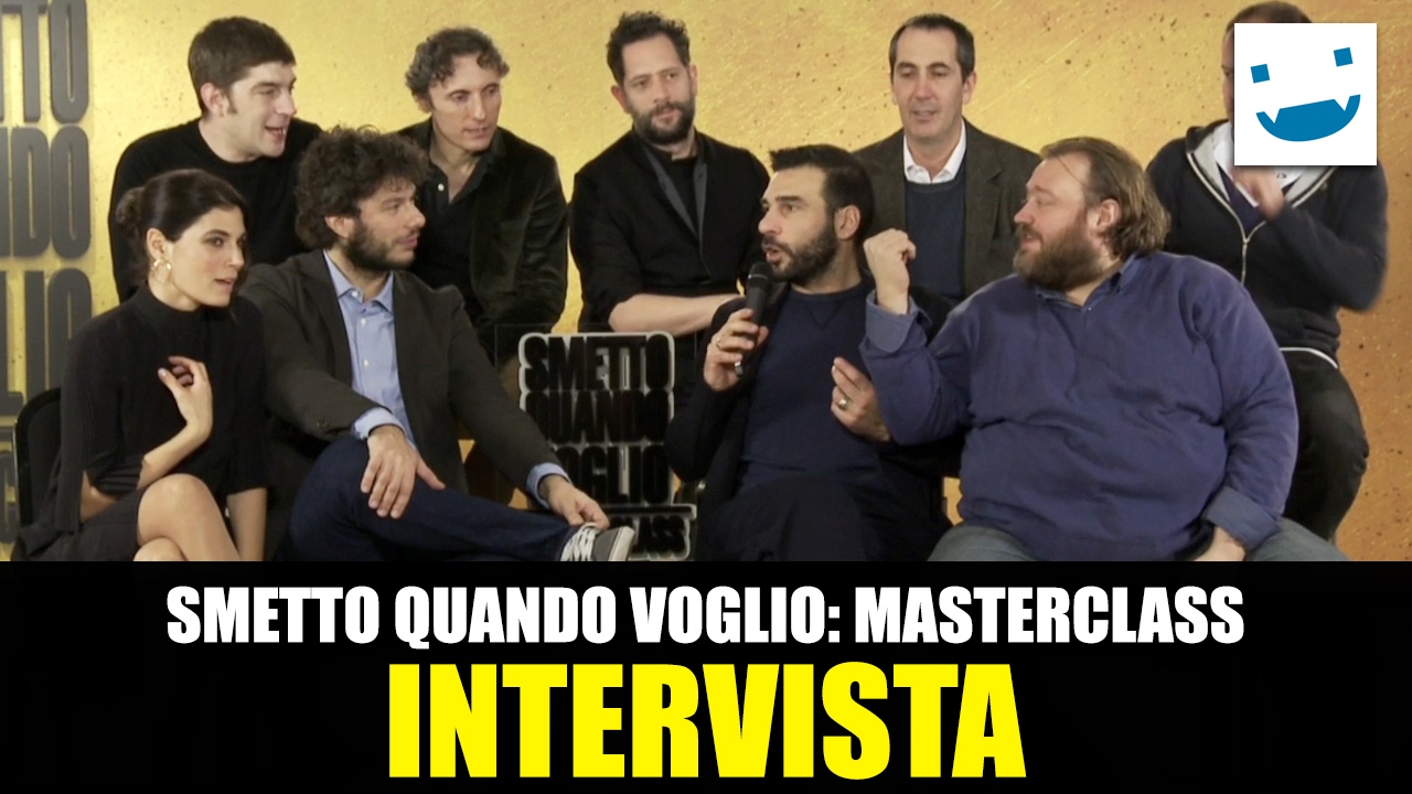 Smetto Quando Voglio: Masterclass, l'intervista a Sydney Sibilia e al cast originale!