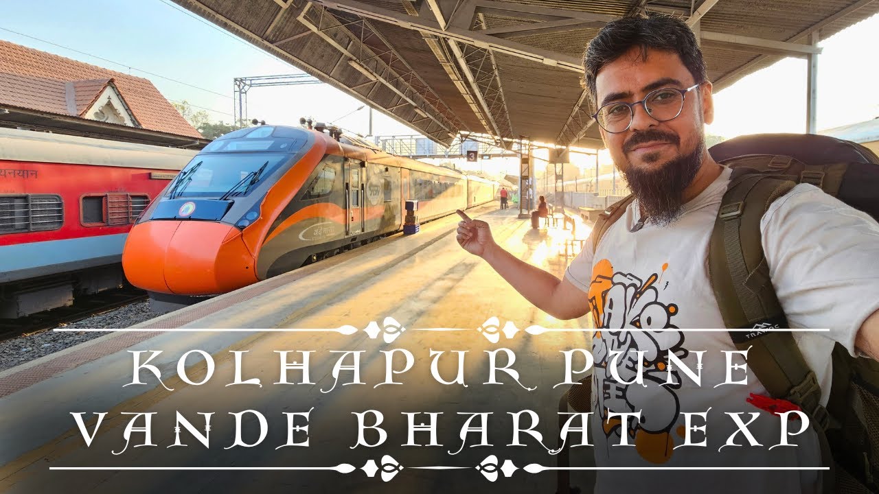 20673 Kolhapur Pune Vande Bharat Express Full Journey from Kolhapur to Pune in AC Chair Car