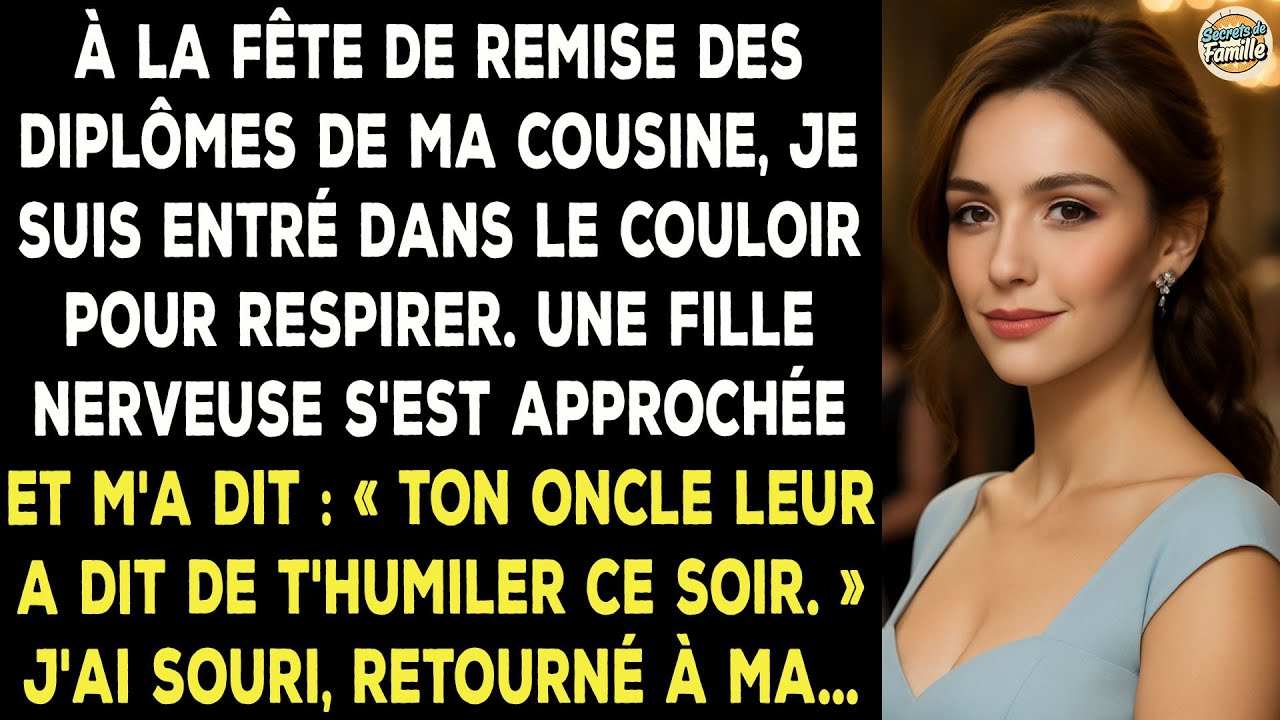 Ma Famille S'est Moquée De Moi Au Diplôme Du Cousin. 15mn Plus Tard, J'ai Souri Et...